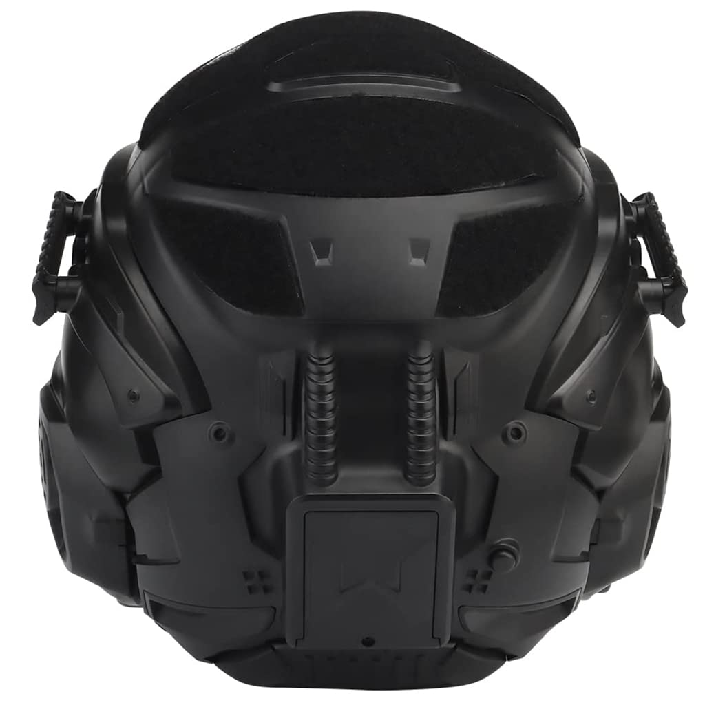 Amazon.co.jp: タクティカルフルフェイスヘルメットマスクビルトイン