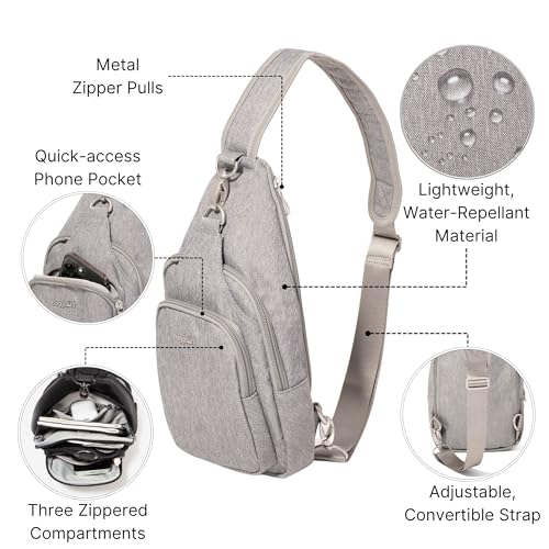 Baggallini Central Park Sling - 12x7 Sling Crossbody Bag with Convertible Adjustable Shoulder Strap by Baggallini - Used condition - Image 3