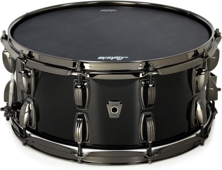 Ludwig Classic Maple Snare Drum - 6.5 inches x 14 inches, Sable Black, Sweetwater Exclusive