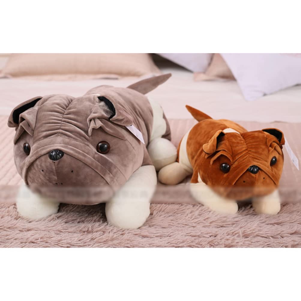 大きなブルドックのぬいぐるみ Amazon.co.jp: ZHONGXIN MADE ブルドッグぬいぐるみ リアルな