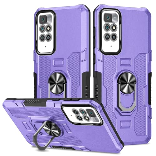 Coque Xiaomi Redmi 10 rigide anti-choc contre chutes violette