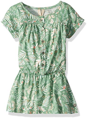 Roxy Girls' Little Peaceful Sounds Short Sleeve Knit Dress, Feldspar Banana Split, 4
