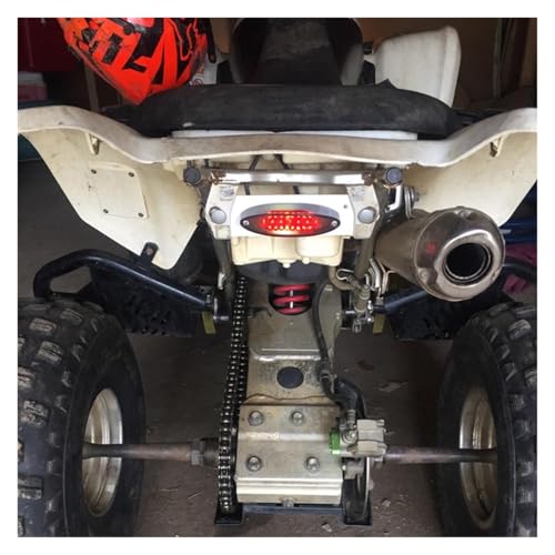 Luz trasera de motocicleta universal LED con iluminación de matrícula 5