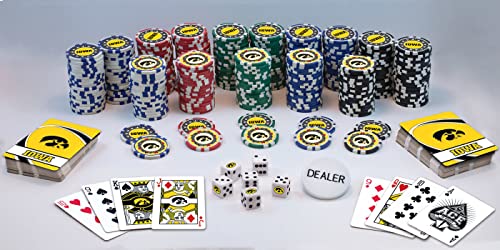 Masterpieces UIA3153 Casino - Ncaa Iowa Hawkeyes - 300 Piece Poker Chip Set thumb #1