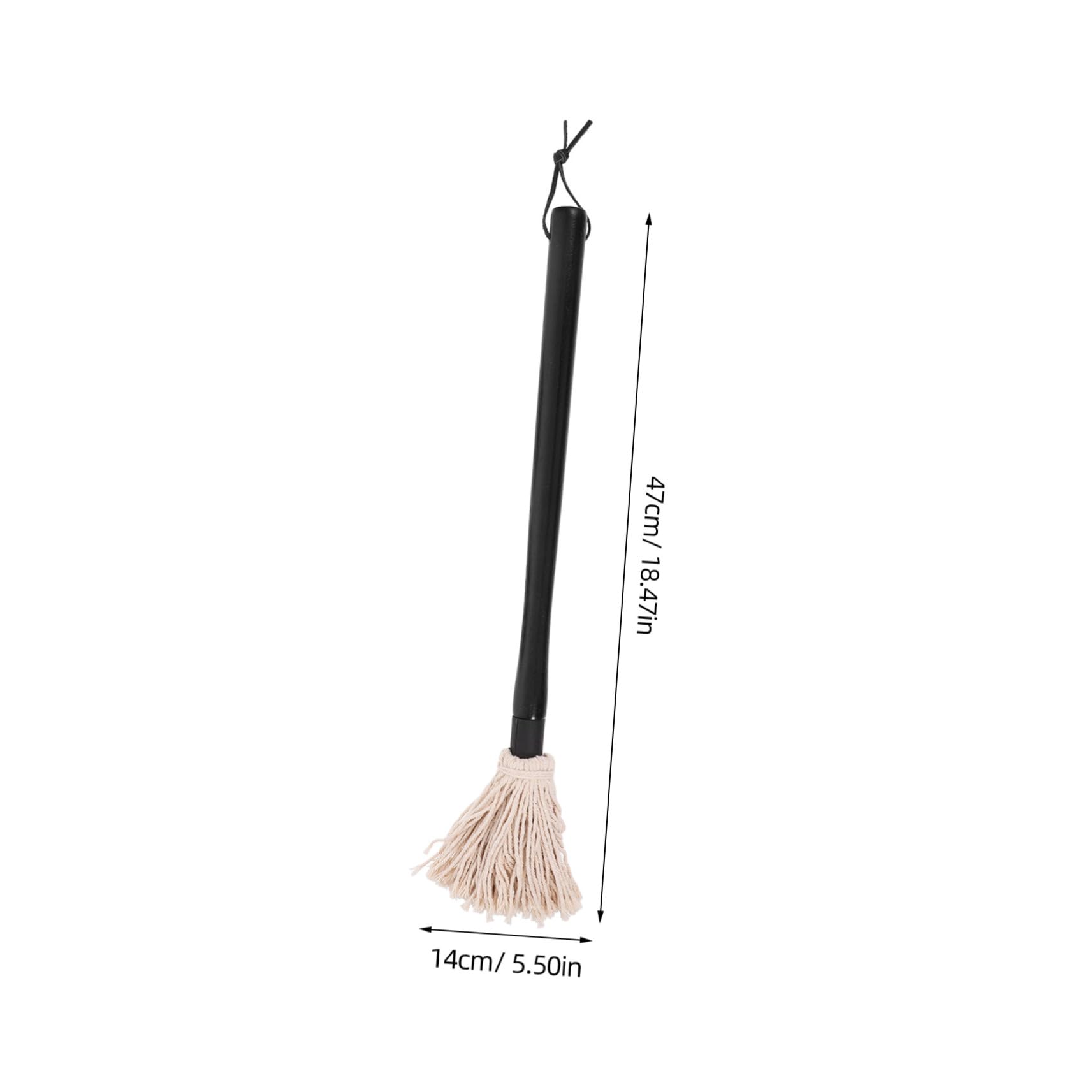 VINTORKY 2-pack Bbq Mop Brush for Sauce Grill Accessories Barbecue Utensils Cotton Basting Mop Oil Brush