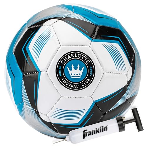 Image of Franklin Sports Official MLS Team Soccer Balls - Official Size 5 Soccer Balls - Regulation Size + Weight Soccer Ball for Kids + Adults - Boys + Girls Soccer Ball - Air Pump Included