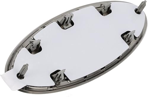 Miniatura 4 de Ford Nuevo OEM 2018-2023 compatible con F-150 sin cámara parrilla frontal trasera compatible con emblemas de portón trasero negro, M-1447-F15B