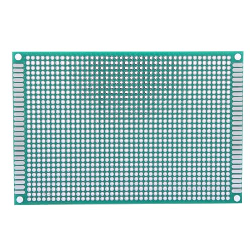 10 Piezas 8X12cm Placa PCB Kits Tarjetas de Circuito Impreso de Doble Cara Prototipo PCB Placa de Circuito de Pruebas Estañada Breadboard Soldable