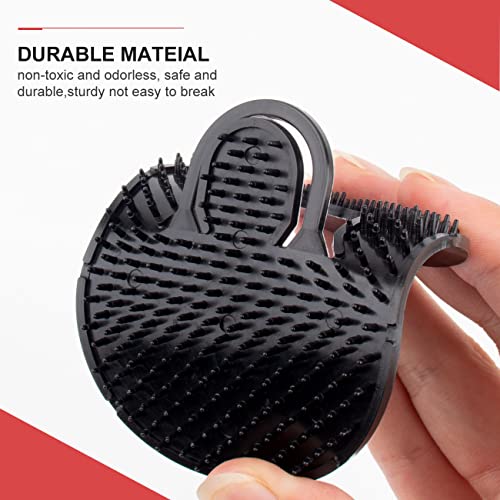 Pocket Hair Palm Combs Portable Man Beard Brush Plastic Palm Finger Hand Brush Scalp Massage Combs Shampoo Brush Combs Pet Grooming Brushes Combs For Home Travel Use (6Pack) #TOP3
