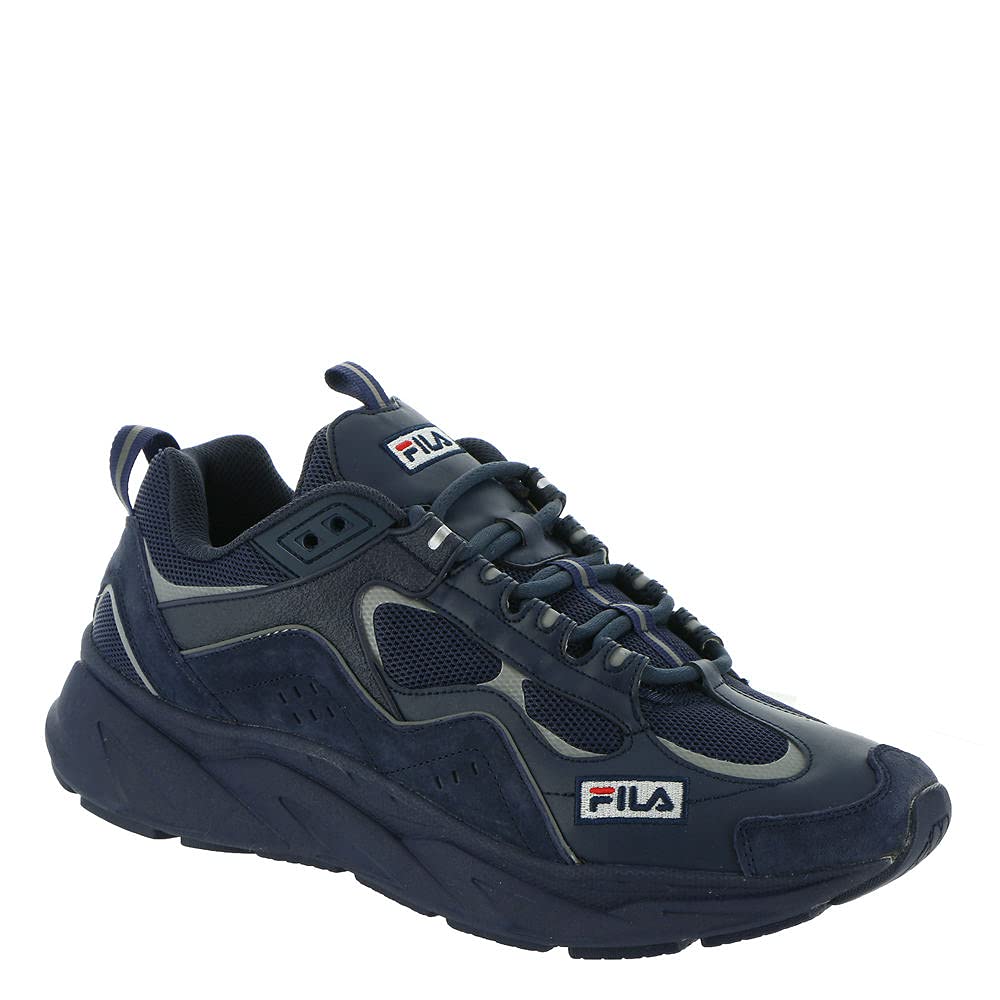 Fila Mens Trigate Plus Leather Mesh Casual Outdoor Active Sneakers