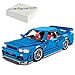Produktbild HYZH Technik Sportwagen Bausatz für Nissan GTR 34, 833 Klemmbausteine MOC Technik Bausteine Rennwagen Modell Konstruktionsspielzeug Kompatibel mit Lego Technic