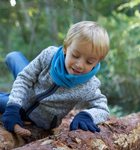 Playshoes Unisex Finger-Handschuh Fleece, Marine, 2 (ca. 2-4 Jahre)