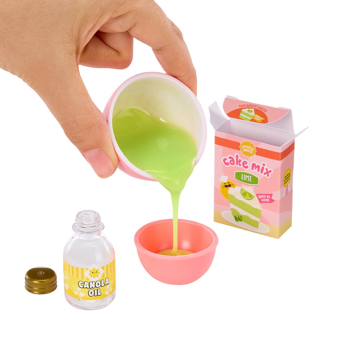 MGA Miniverse Make It Mini From Scratch seria 3 – DIY minifigurki o tematyce kulinarnej ze składnikami samoschnącymi i akcesoriami, 8 przepisów do zebrania, niejadalne, dla dzieci w wieku od 8 lat