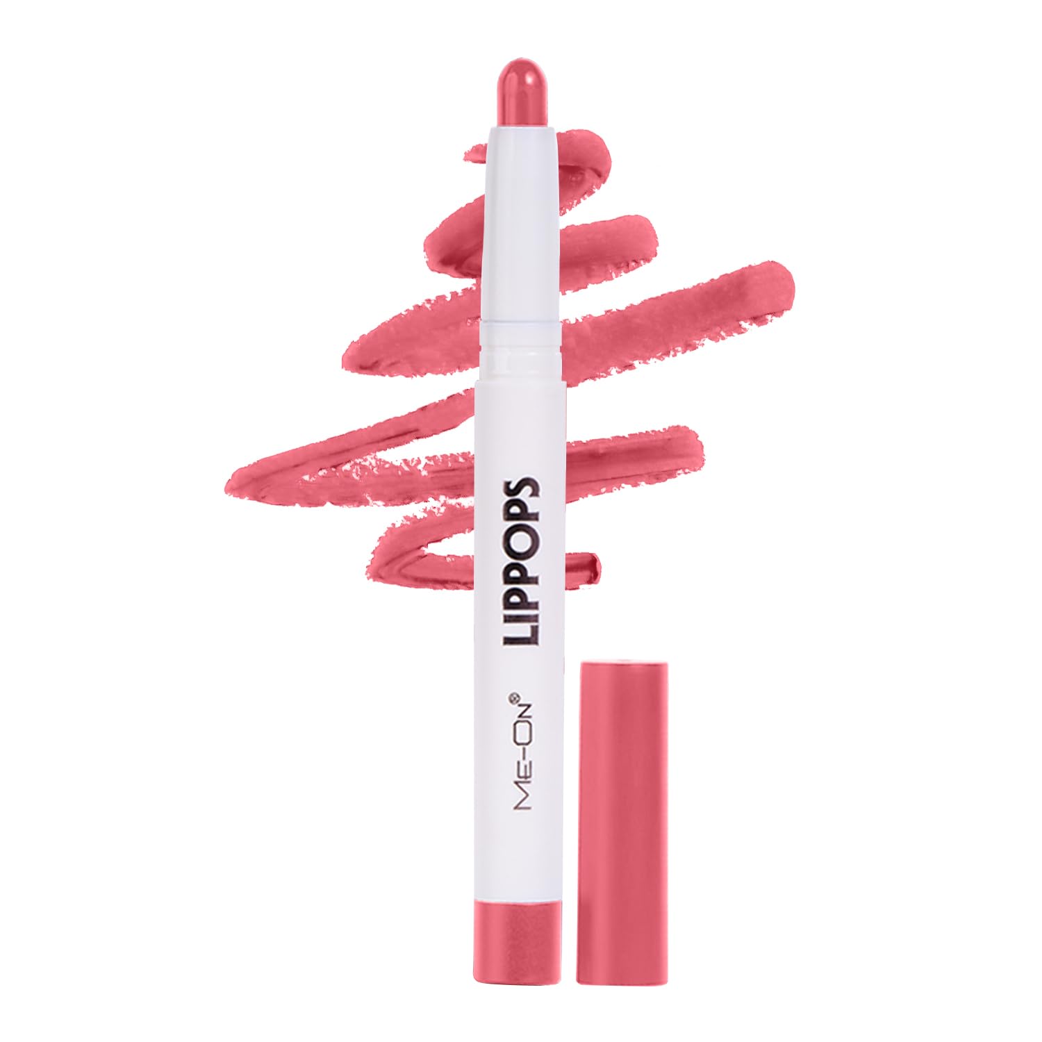 ME-ON Lippops Non Transfer Lipstick for Women I Matte Finish Lip Color I Rich Pigment I Ultra Smooth I Long Lasting (15-Honey Rose, 1.5 gm)-image-37