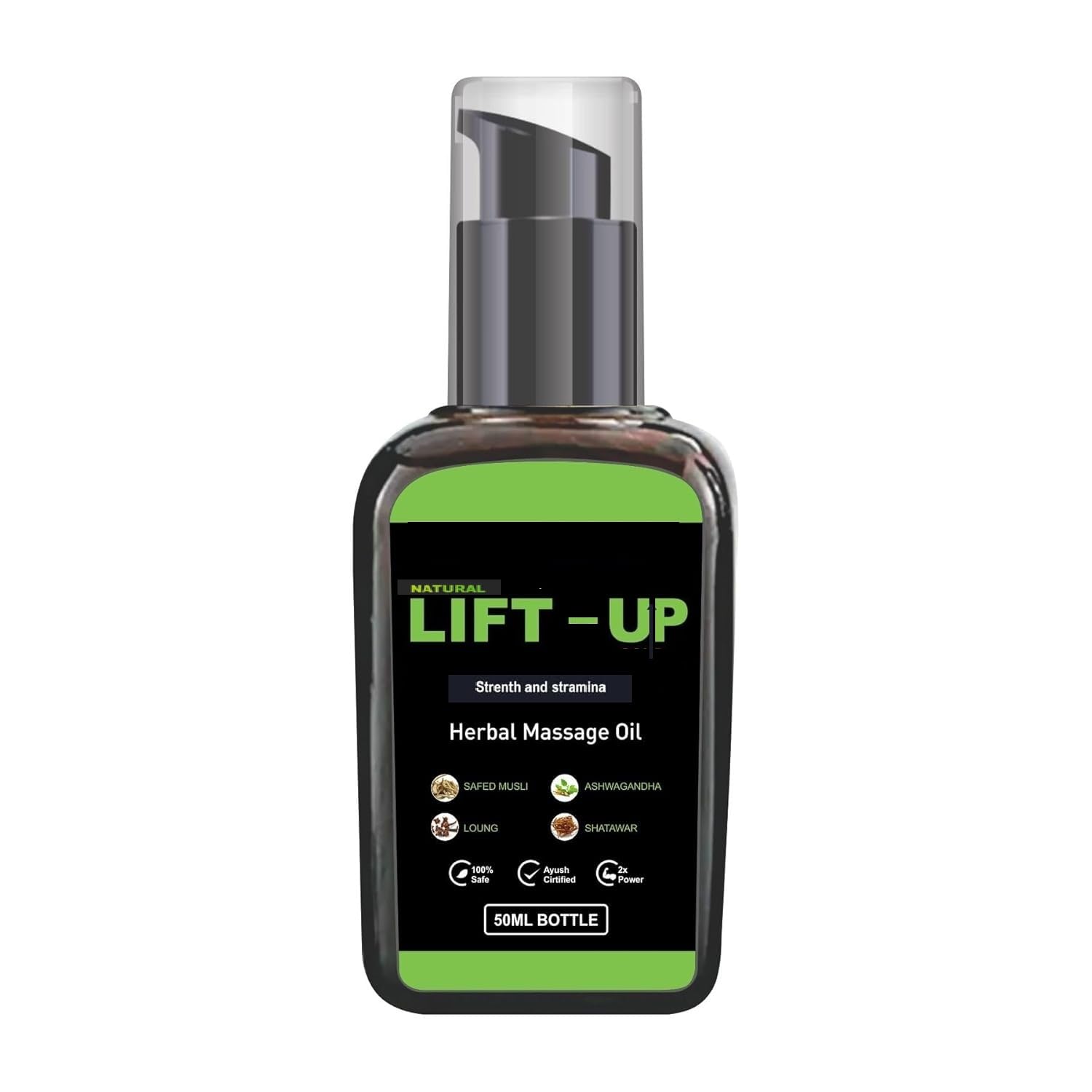 RWHC Lift Up Herbal Massage Oil | Original Lift up oil | Ayurvedic Lift UP Oil for Men (Pack of-1) - 100ml