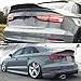 STSEV01 Rear Spoiler Wing Compatible with Audi A3 S3 RS3 8V 2014-2020 Sedan 1.8T/ 2.0T/ S line/Premium/Prestige/Tech Premium, Glossy Black R Style DeckLid Lip Exterior Accessories