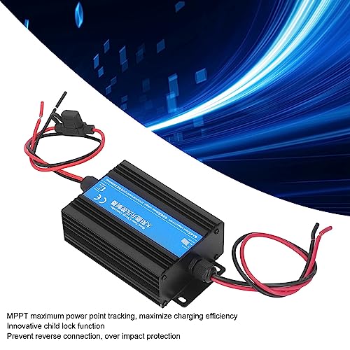 NPQPNAFC MPPT Boost Controller, Solar Boost Controller Maximum Power Point Tracking with Fuse for Electric Vehicle Controller - Thumbnail 4