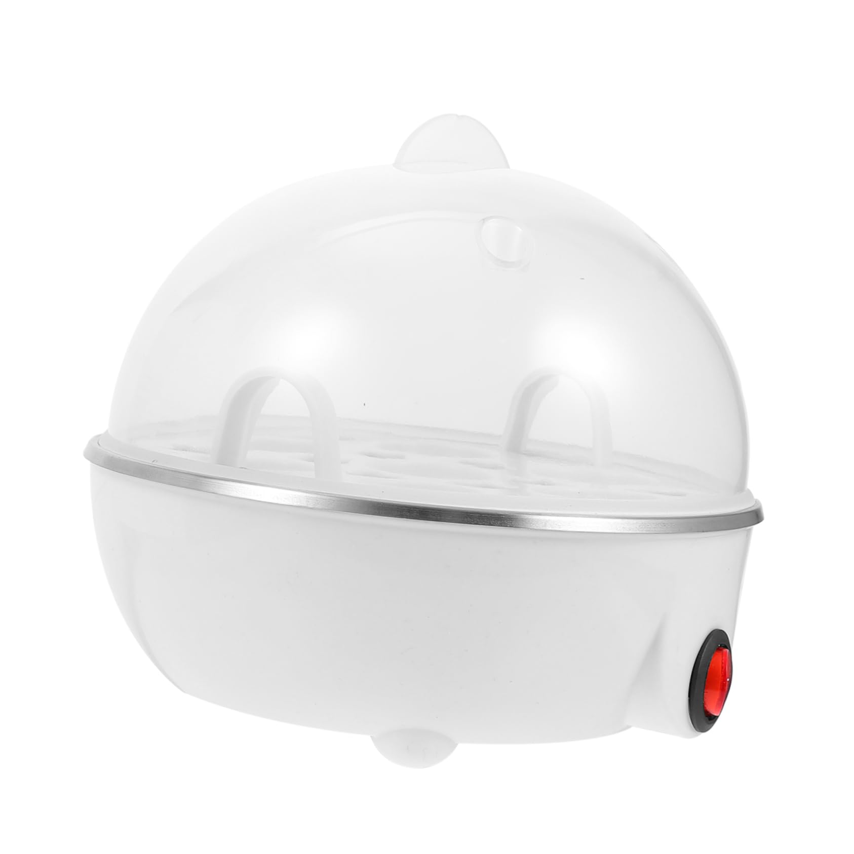 Alipis Egg Cooker Steamer Multi Functional Kitchen Cooking Tool for Hard Boiled Soft and Poached Eggs Lightweight Portable Auto Shut Off Food Grade