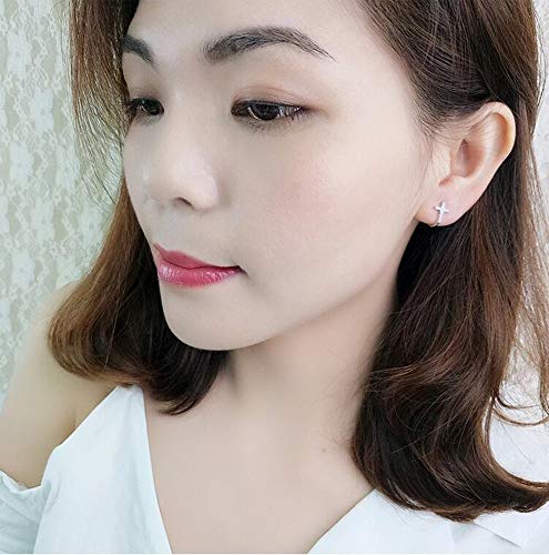 CZ Criss Cross Clip on Cuff Wrap Hoop Earrings for Women 925 Sterling Silver Non-Pierced Ears Pave Crystal Diamond Small Cartilage Crawler Sweep Earring Delicate Flat Jewelry Gift2