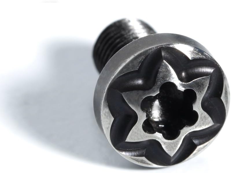 4 ea Two Tone Diablo 1911 Grip Screws, 4 ea O Rings | for Full Size or Slim Grip bushings | 3/16” min Grip Thickness | US Made for Colt and Clones | Look at Photos of Screws with Grips/Guns