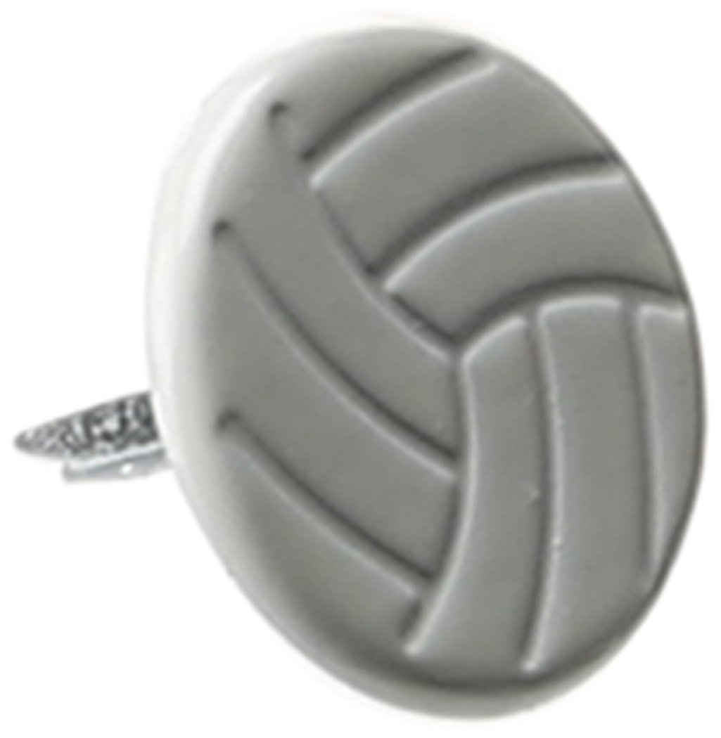Eyelet Outlet Shape Brads 12/Pkg-Volleyballs