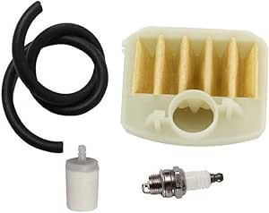Create Idea Set Of 3 Air Filter Spark Plug Kit 11391201602 Compatible With Stihl MS171 MS181 MS211 Chainsaw Oil Fuel Filter Parts Chainsaw Accessories