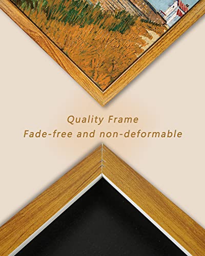 Arpeotcy Framed Canvas Wall Art, Wall Decor For Living Room, 11.81×15.75 Inches (30×40Cm), Landscape Painting For Bedroom, Framed Art Prints, For Office (On The River) #TOP5