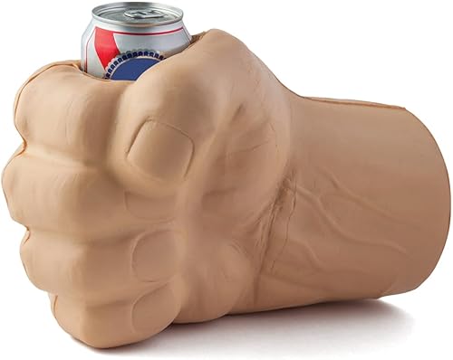 Miniatura 3 de Bigmouth Inc La Bestia gigante con forma de puño, enfriador de bebidas., talla única , Beige