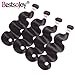 Bestsojoy 10A Grade Brazilian Body Wave Hair 4 Bundles Remy Human Hair Extension Uprocessed Brazilian Virgin Hair (22 22 24 24)