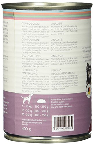 Herrmanns Pferd mit Süsskartoffel und Zucchini, 12er Pack (12 x 400 g)