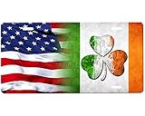 American Flag/Irish Flag License Plate