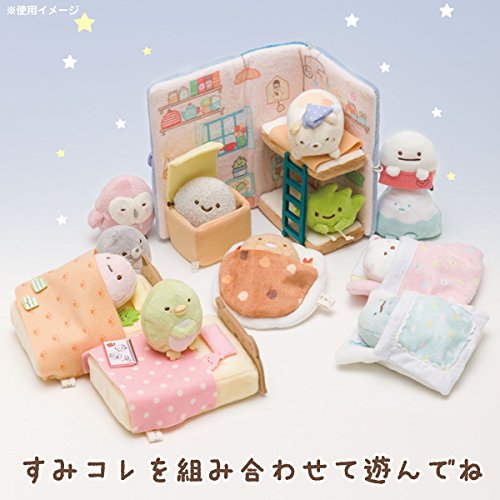 Amazon.co.jp: すみっコぐらし てのりぬいぐるみの家具 ベッド 2点 