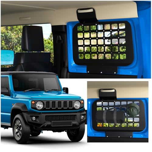 Bruce & Shark(ブルース・サメ)ジムニー JB64 ジムニーシエラ JB74 ジムニー 拡張棚 新型スズキジムニー 収納ラック ジムニー トランク拡張棚 専用設計 適用ジムニー JB64 ジムニーシエラ JB74用 収納トランク 荷物棚 吊り下げ 内装パーツ ジムニー jb64 jb74 アクセサリー