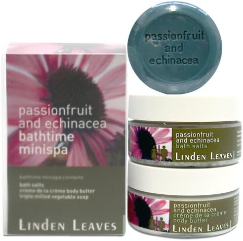 Linden Leaves Bathtime Mini Spa Kit, Passionfruit and Echinacea
