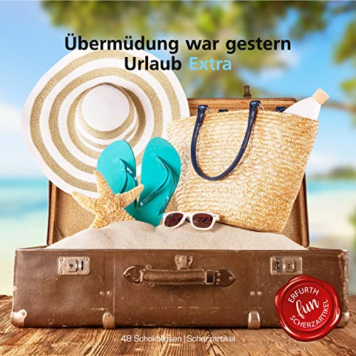 Lustige Pillen URLAUB EXTRA Pille 2er Set, als Geburtstagsgeschenk. Spaß, Anti Stress, gute Laune, Junggesellenabschied Mann und Frau. mit John Silver® Orakelsprüchen