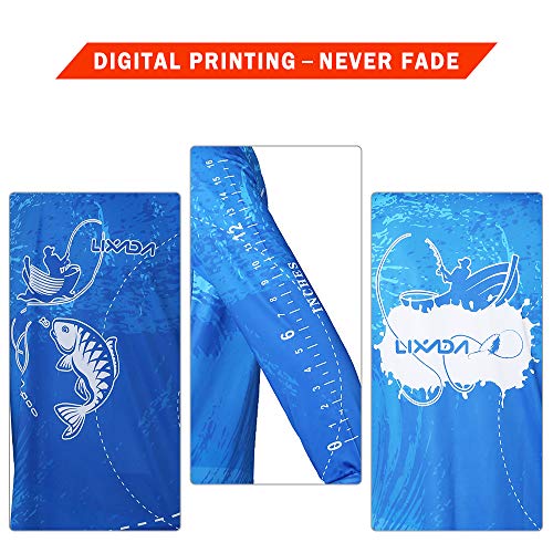 Nishore Camisa de Manga Longa de Pesca de Secagem Rápida Respirável Roupas de Pesca Legal Fit para H