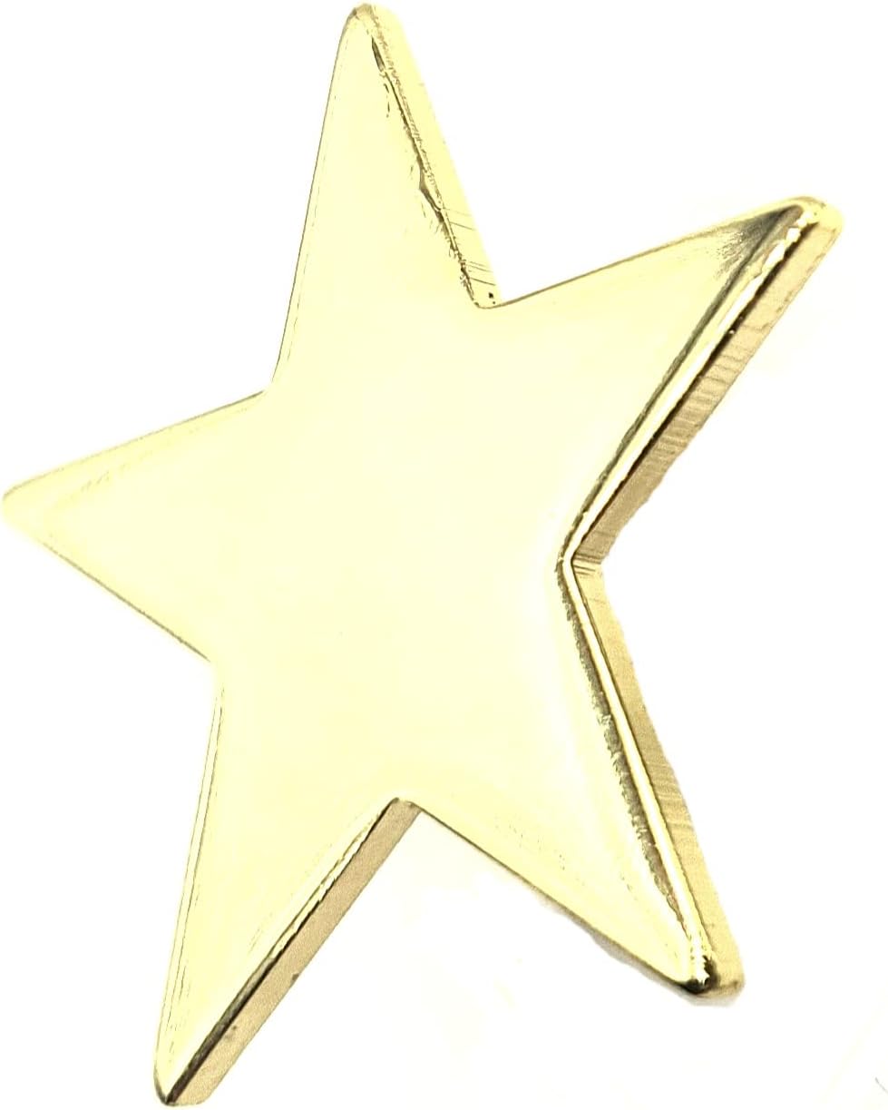 Metal Enamel Pin Deputy Star | Chrom Finish Abzeichen | Mainly Metal