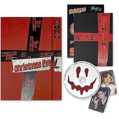 STRAY KIDS - Holiday Special Single [Christmas EveL] (Standard Ver.) Photobook + CD-R + Photocard + Glitter Photocard + Sticker + 2 Pin Badges
