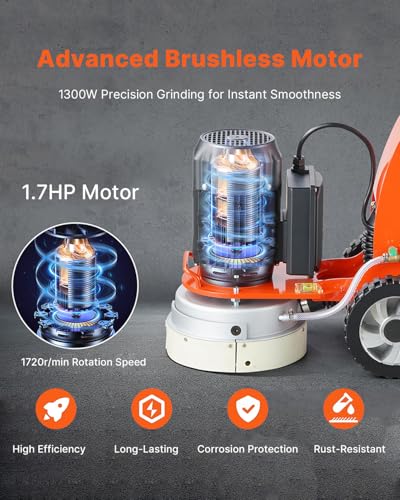 VEVOR 10-Inch Walk-Behind Grinder