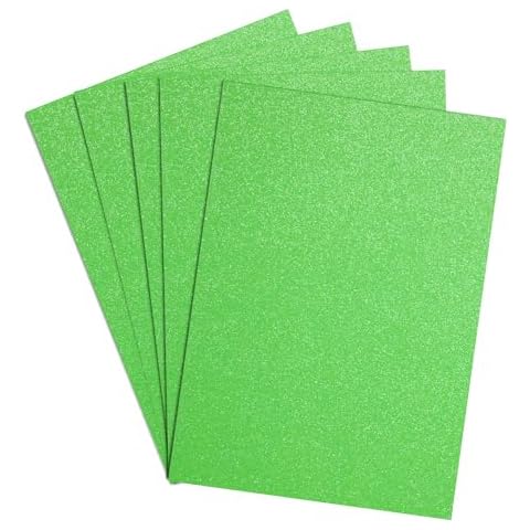 Springboard Fluorescent Green Glitter Card Pack Cover