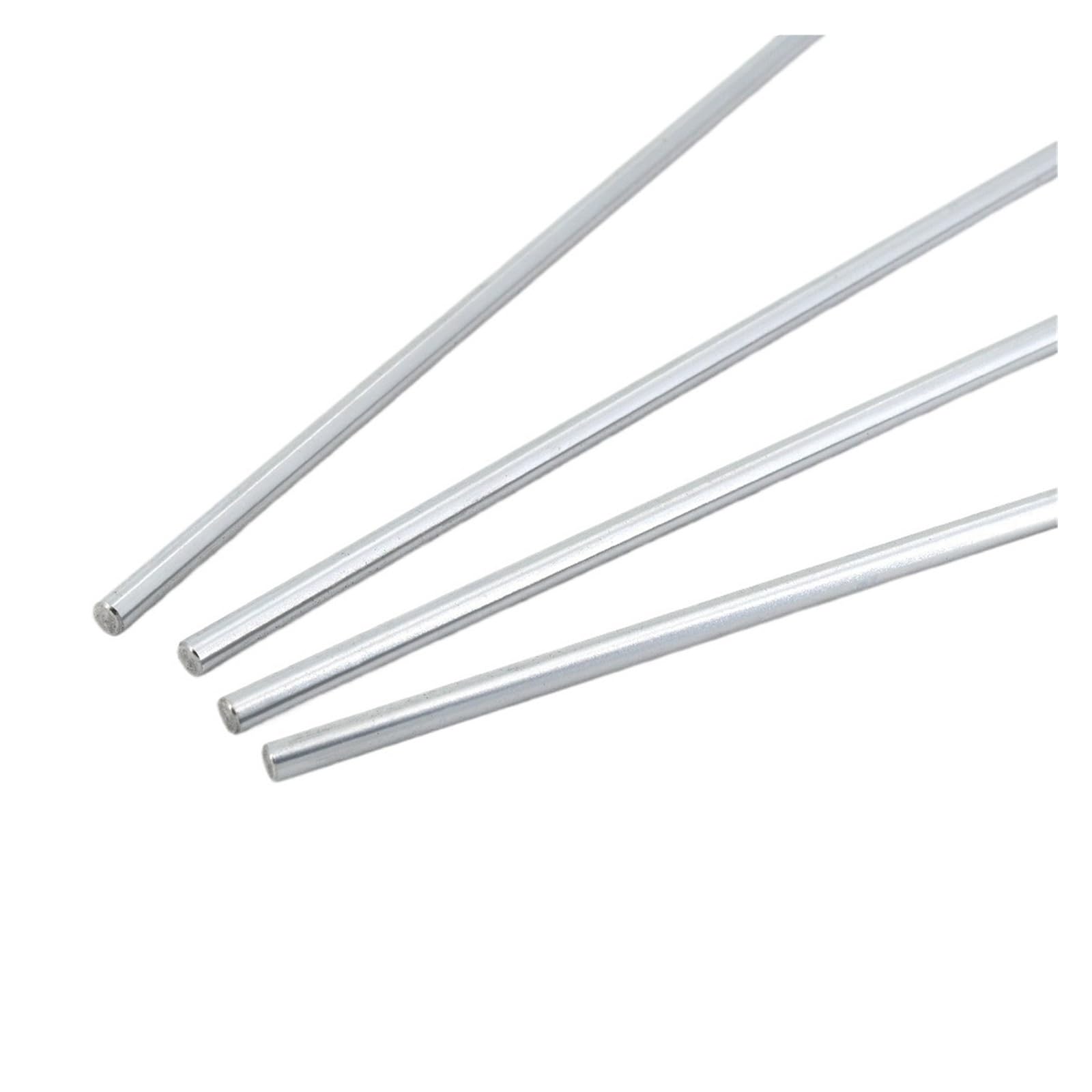 Barra redonda cromada de 6 mm para sistema de guiado lineal y ejes mecánicos de 175 mm
