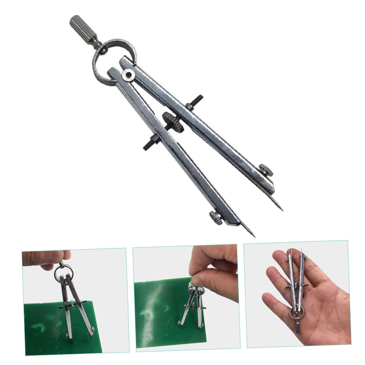 NUOBESTY 5 Pz Bussole Compasso Da Disegno Bussola Per La Matematica Strumenti Di Disegno Della Bussola Cancelleria Per Studenti Acciaio Inossidabile Alunno Il Di