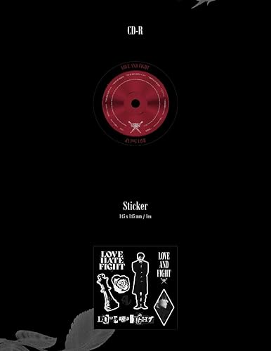 Miniatura 4 de Dreamus RAVI Love & Fight Contenido del segundo álbum+póster plegado+CulturaRegalo coreano (calcomanías decorativas, tarjetas fotográficas)