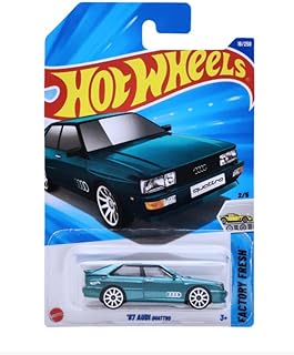 Hot Wheels 87 Audi Quattro Factory Fresh Ages 3 and Up by Small CLAP (Green)