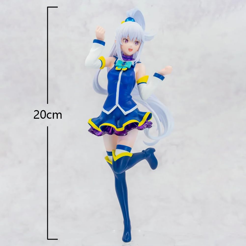 Zhongkaihua Re:0 - Figura de Emilia Aqua Outfit Anime Estatua de 20 cm de
