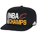NBA Cleveland Cavaliers Men's 2016 Champions Flat Brim Snapback Cap, One Size, Black