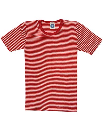 T-Shirt pour Enfant Cosilana en Laine et Soie Naturelle Premium