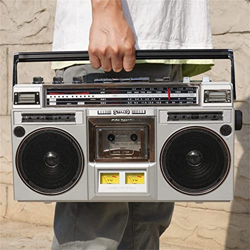 Boombox Bluetooth con CD, lettore a nastro, radio FM/DAB+, registrazione USB, perfetto per amanti della musica nostalgica e riunioni di famiglia