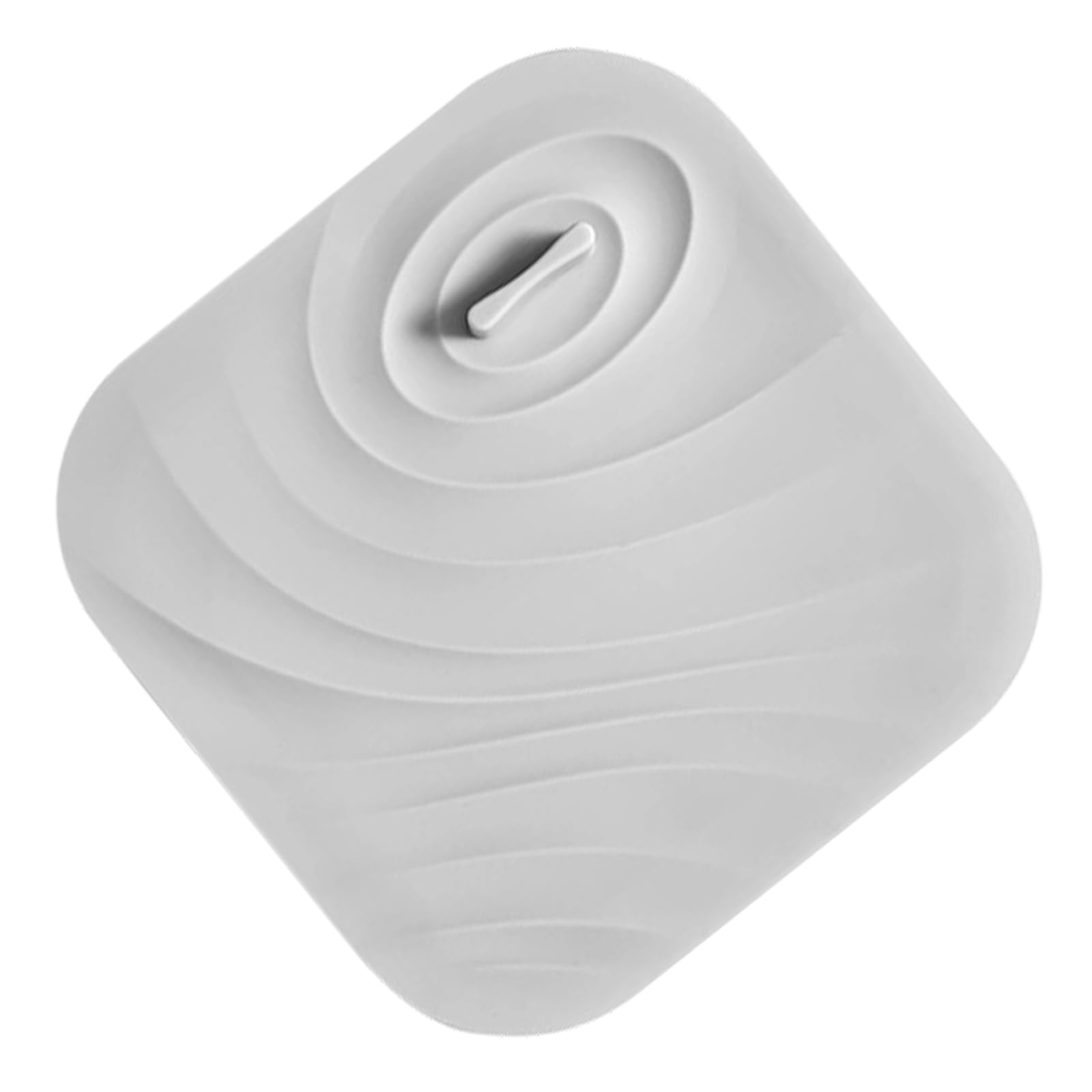 Newft Grey Universals Toilet Floor Drain Cover Square Flexible Floor Drain Deodorants Pad Basin Stopper Sealing Cap Enduring Nonslip Pad