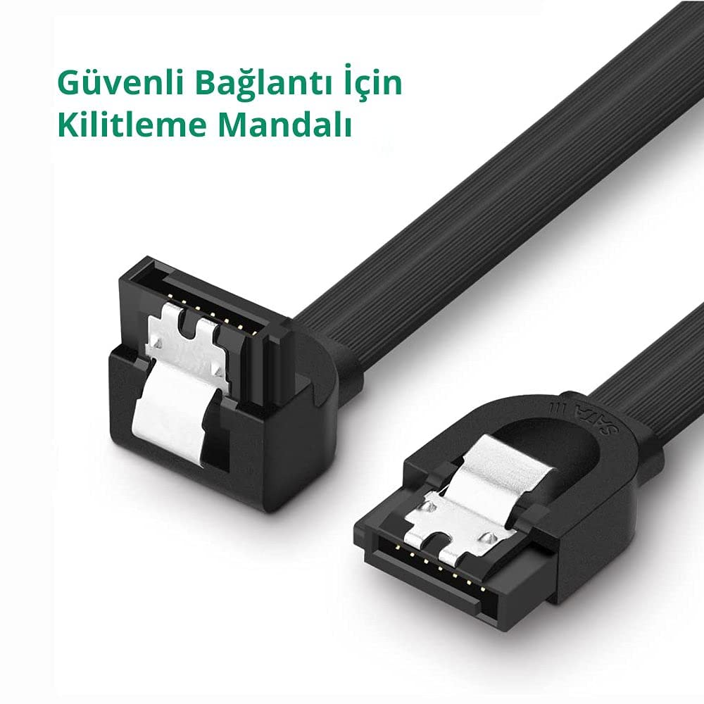 Ugreen 90 Derece Sata 3.0 Disk Kablosu 50 cm